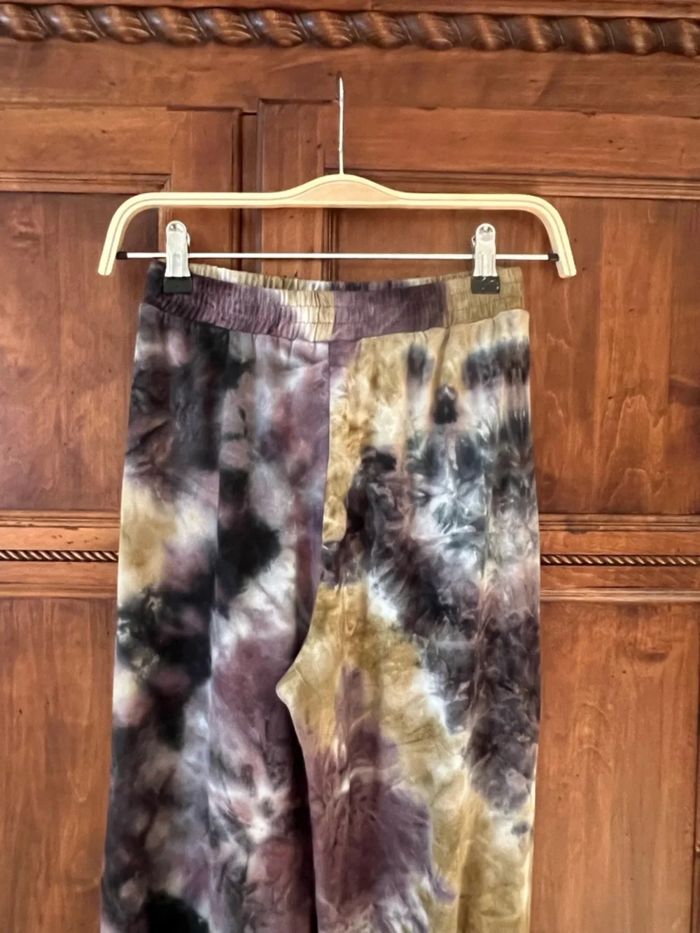 Venus Rule tie dye Joggers | Size M | Purple-Gold - Black | Like New - Picture 3 of 12